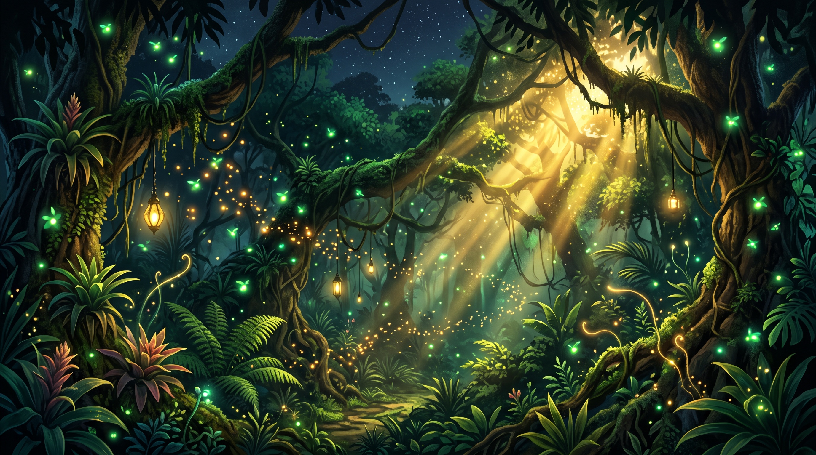 Kanopi hutan RezekkiGames